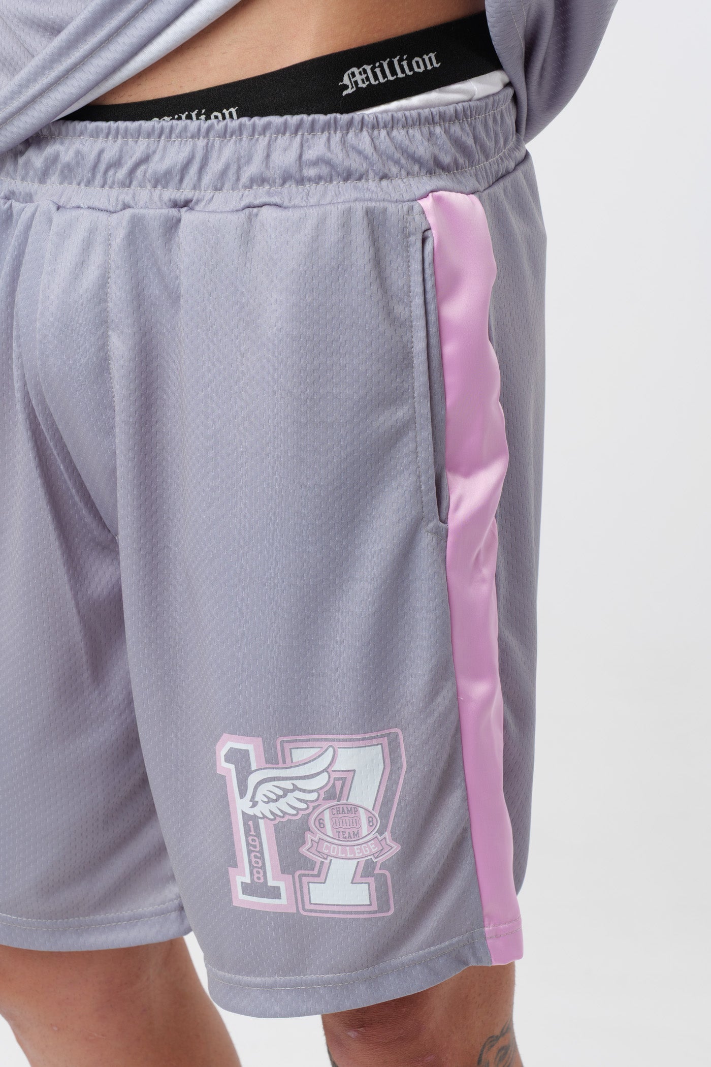 Ensemble de basket gris