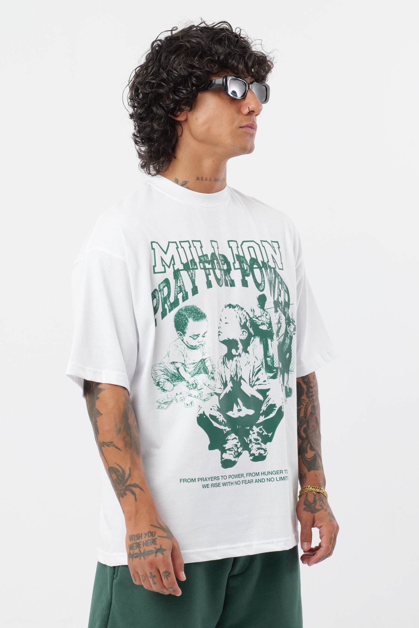 T-shirt Priez pour la puissance