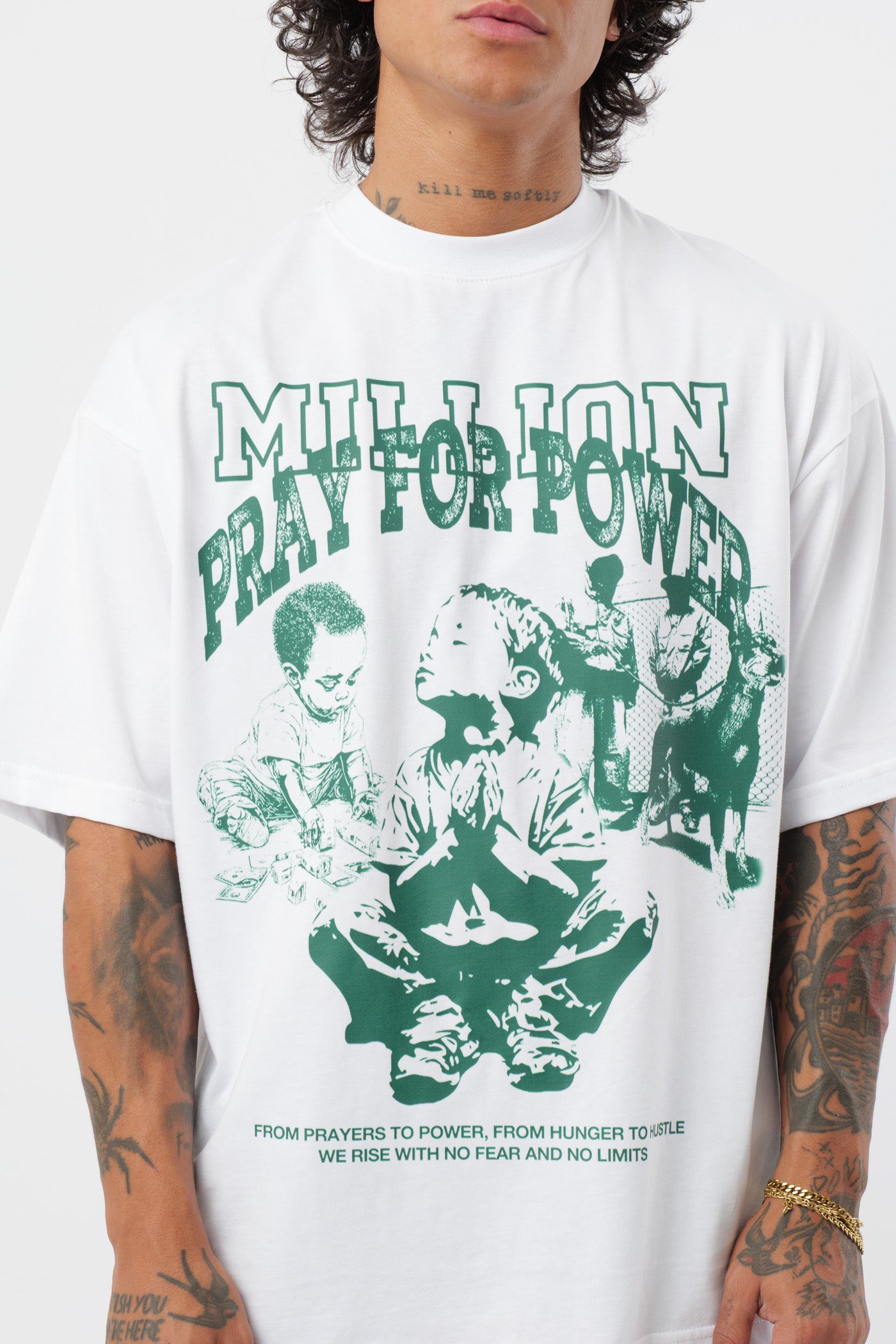 T-shirt Priez pour la puissance