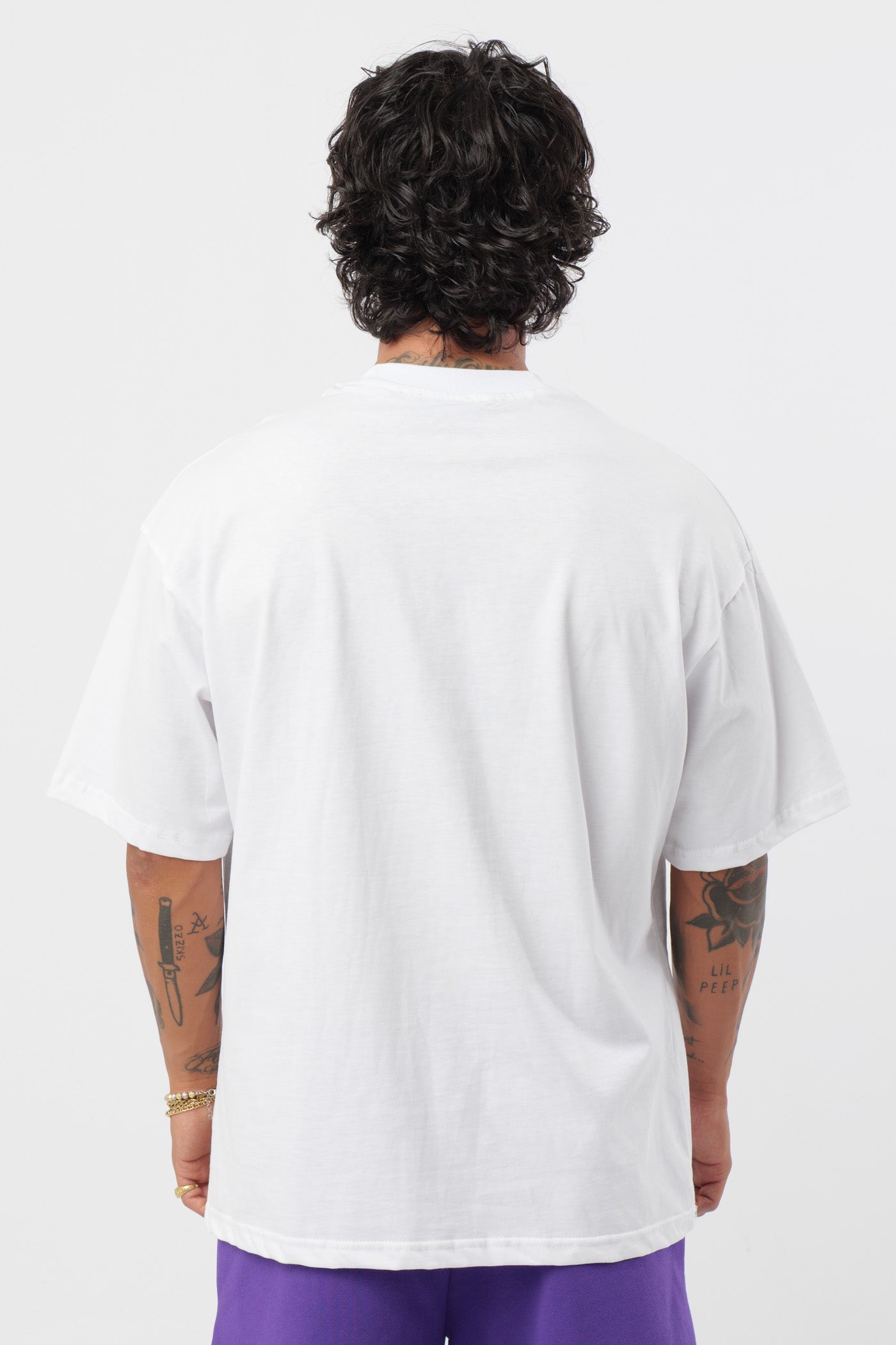 T-Shirt BabyViolet Blanc