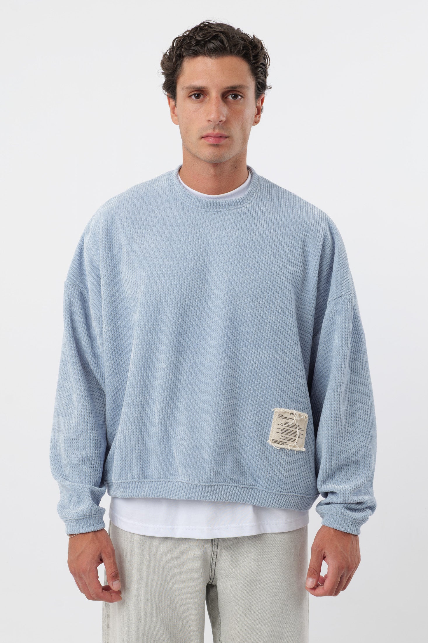 Crewneck 'Archive' Céleste