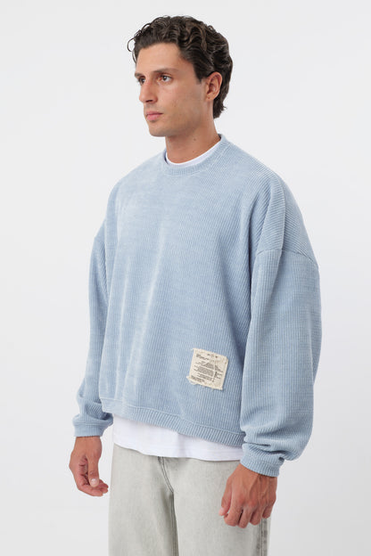 Crewneck 'Archive' Céleste