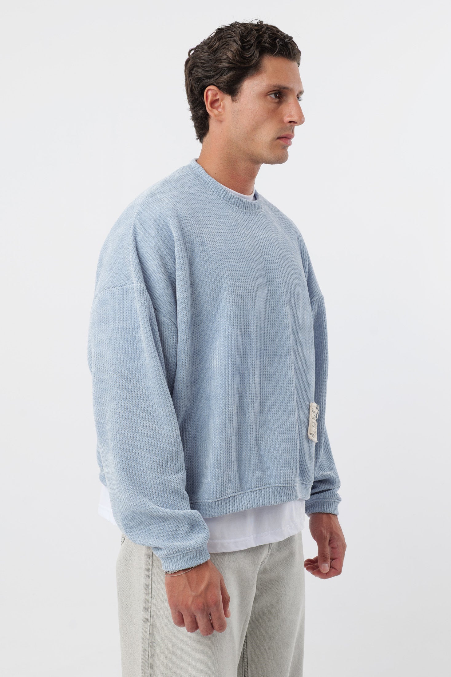 Crewneck 'Archive' Céleste