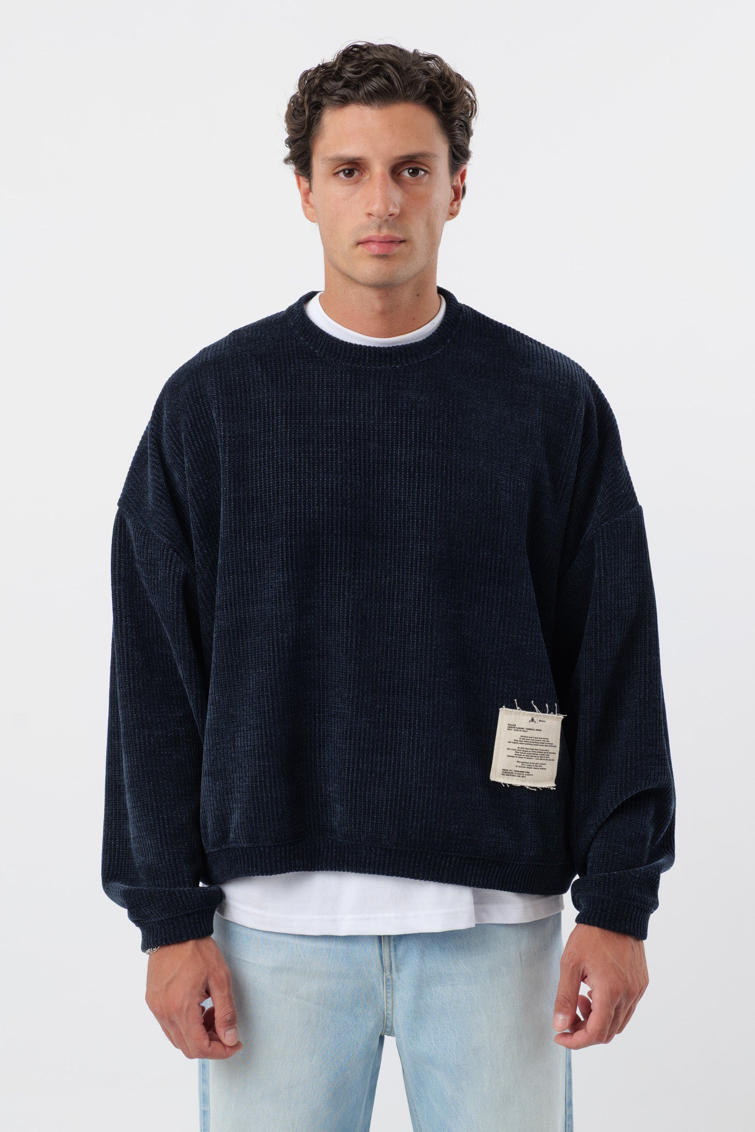 Crewneck 'Archive' Bleu Marine
