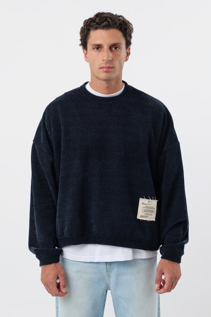 Crewneck 'Archive' Bleu Marine