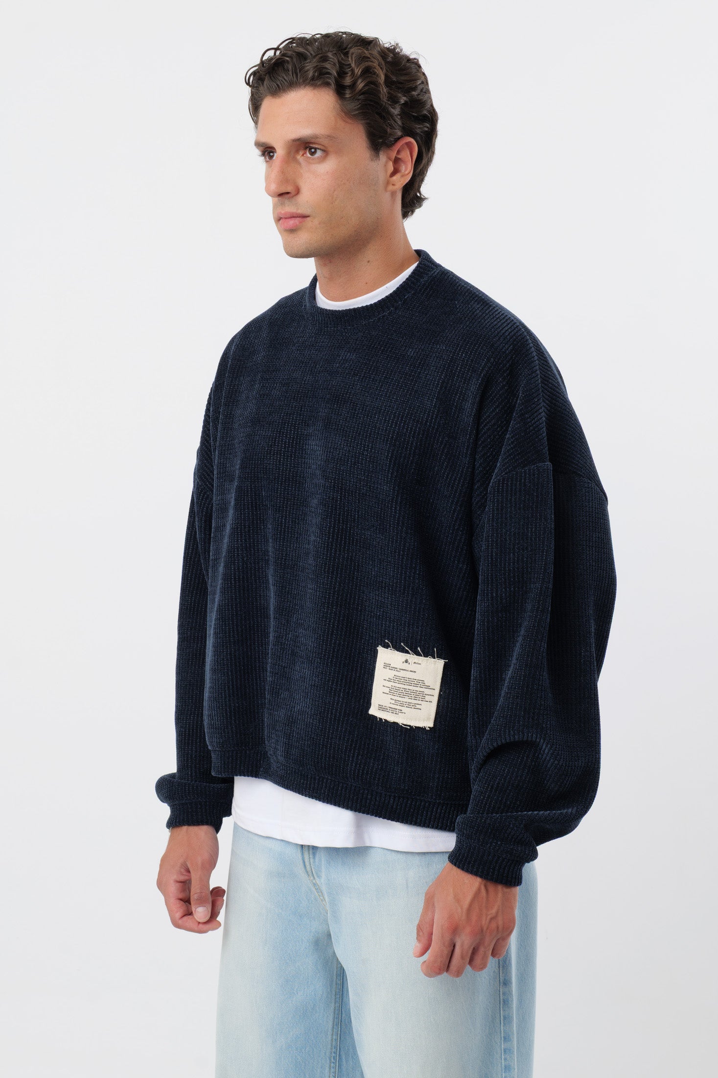 Crewneck 'Archive' Bleu Marine
