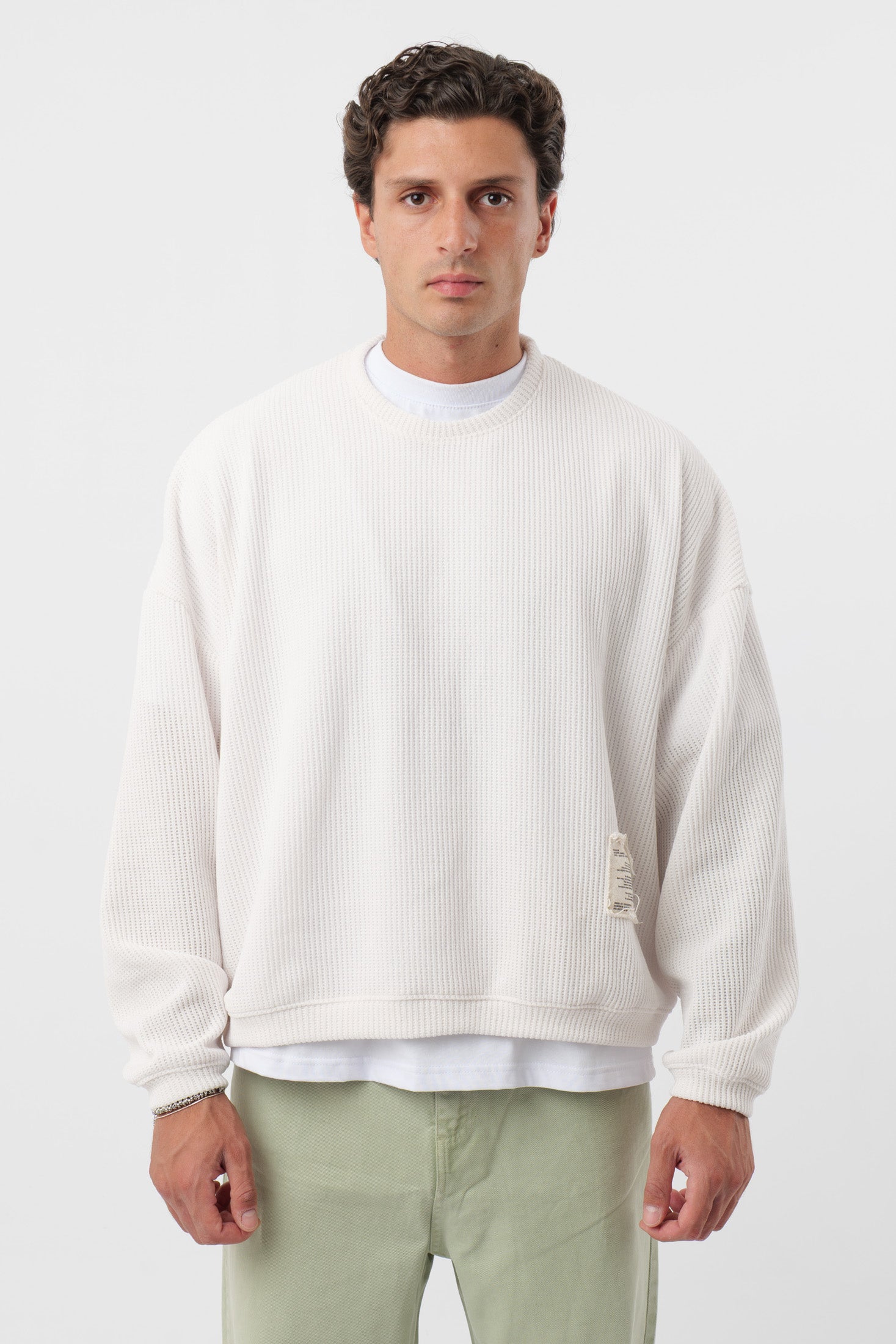 Crewneck 'Archive' Crème
