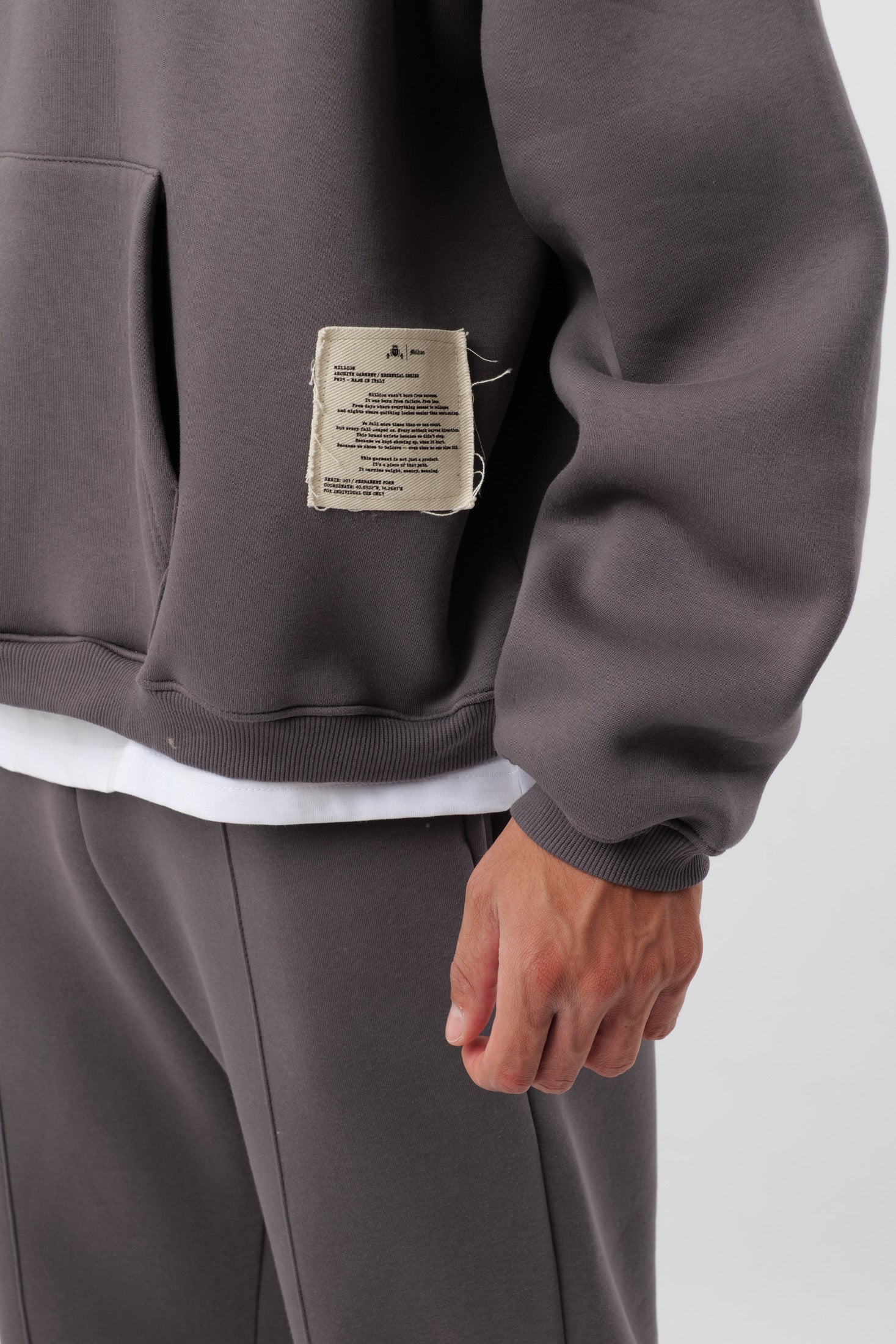 Sweat à capuche « Archive » Noir