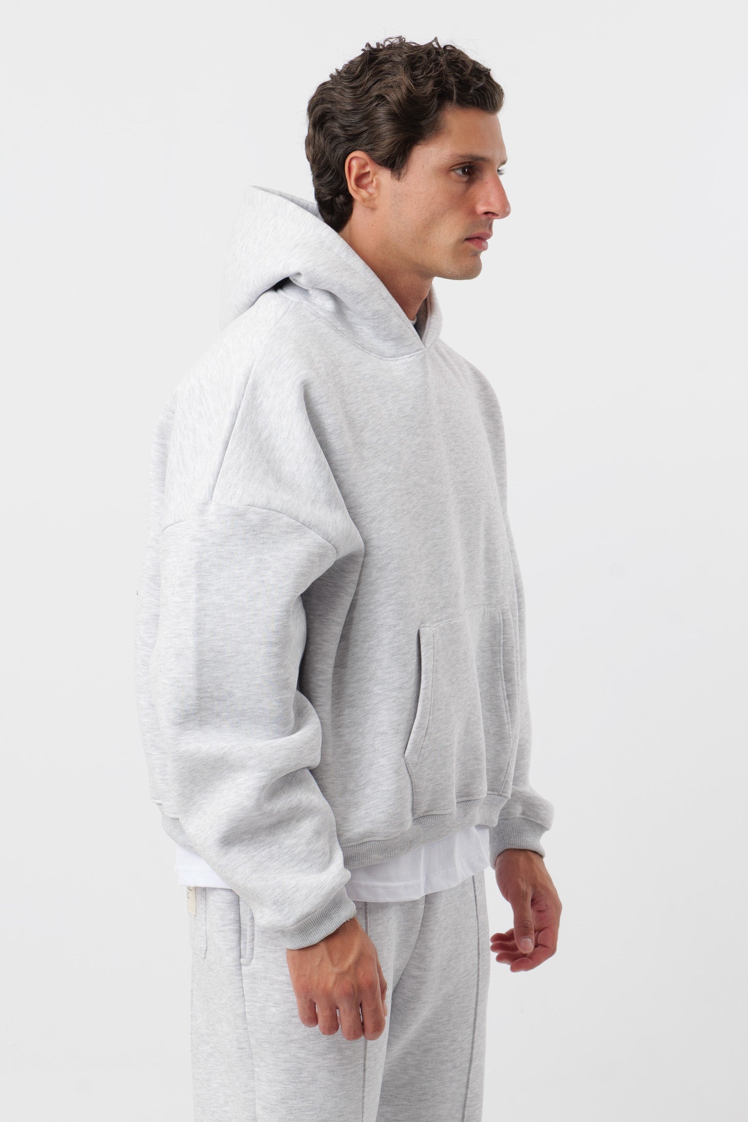 Sweat à capuche « Archive » Gris