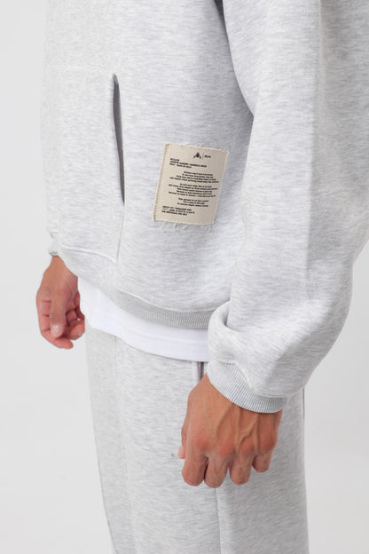 Sweat à capuche « Archive » Gris