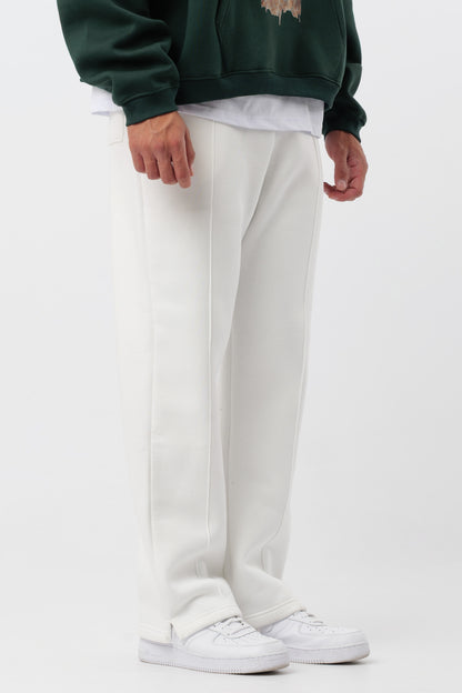 Pantalon de survêtement Logo Crème