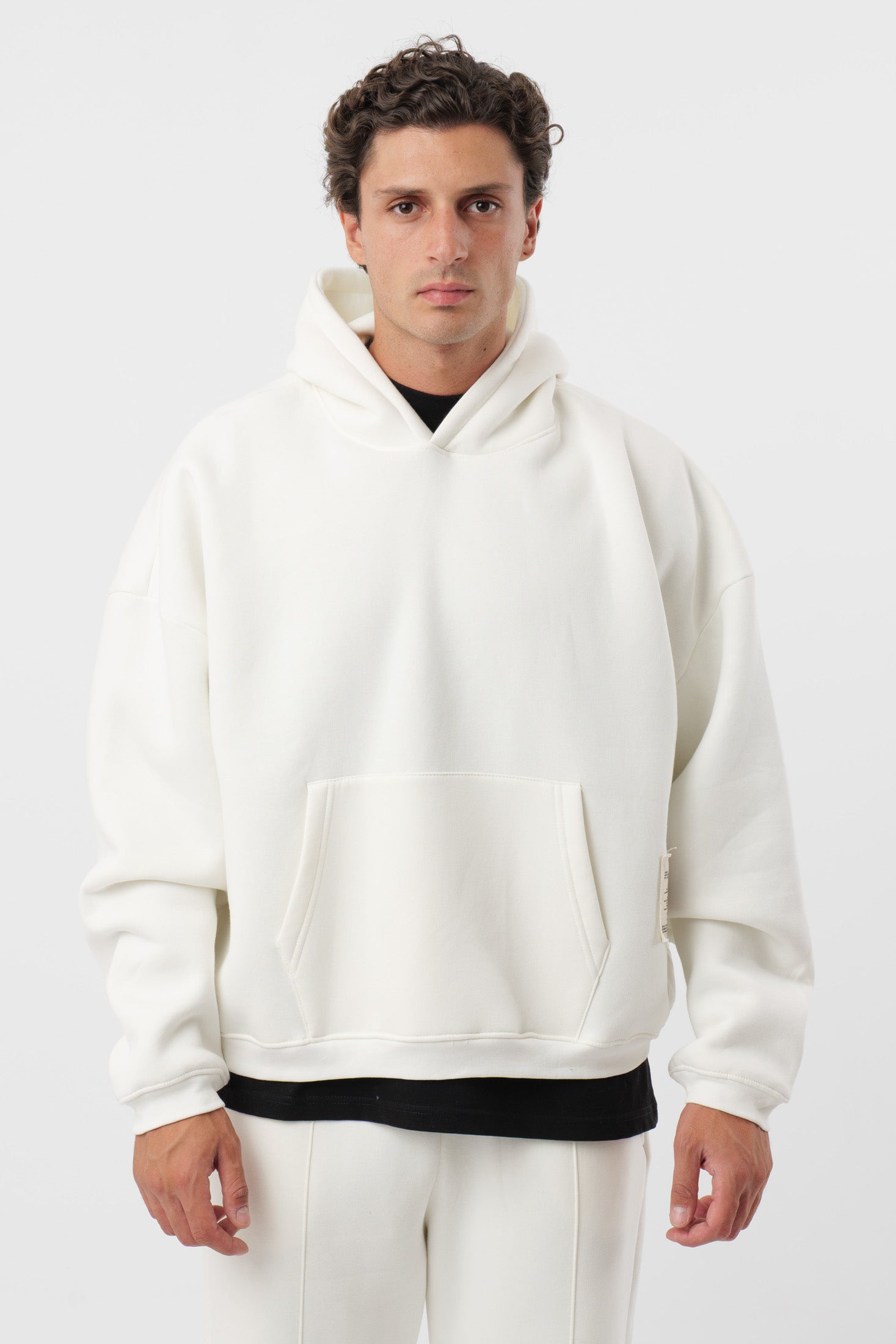 Sweat à capuche « Archive » Crème