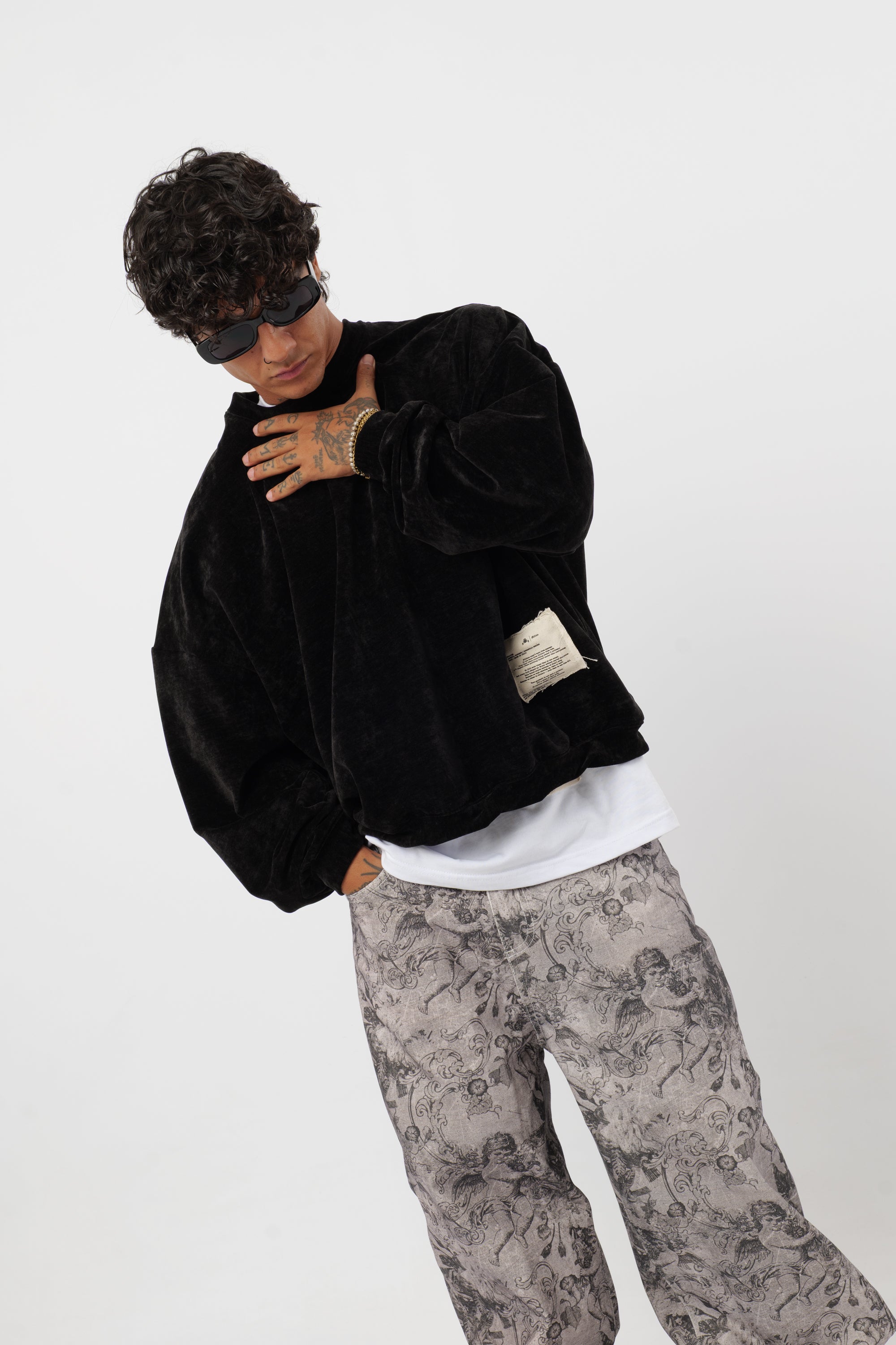 Crewneck 'Archive' Céleste