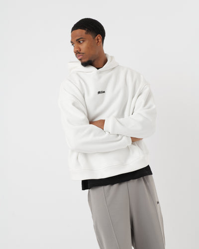 Sweat à capuche La vie est un film Blanc