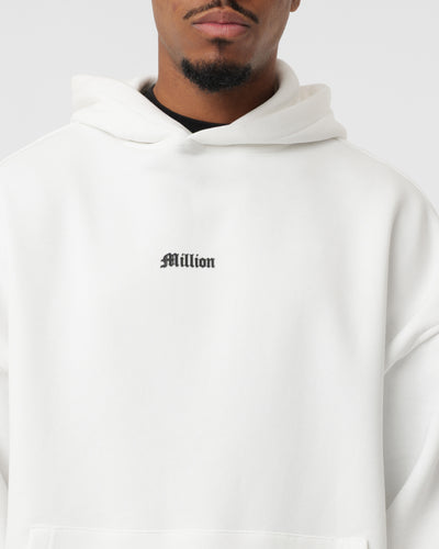 Sweat à capuche La vie est un film Blanc