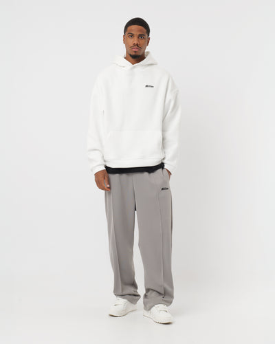 Sweat à capuche Logo Blanc