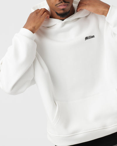Sweat à capuche Logo Blanc