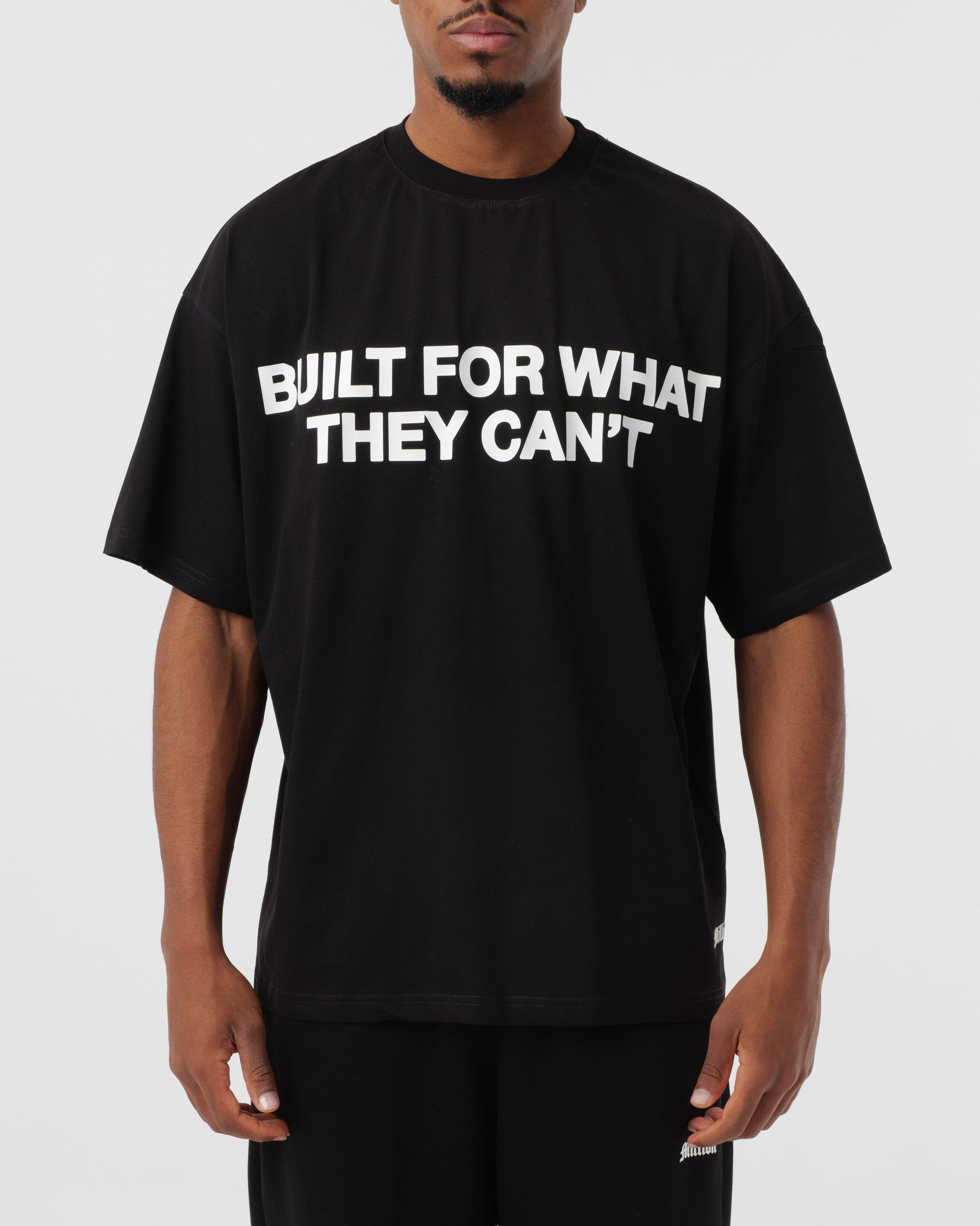 T-shirt Construit Noir