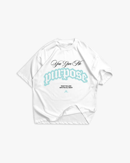 T-shirt Purpose Blanc