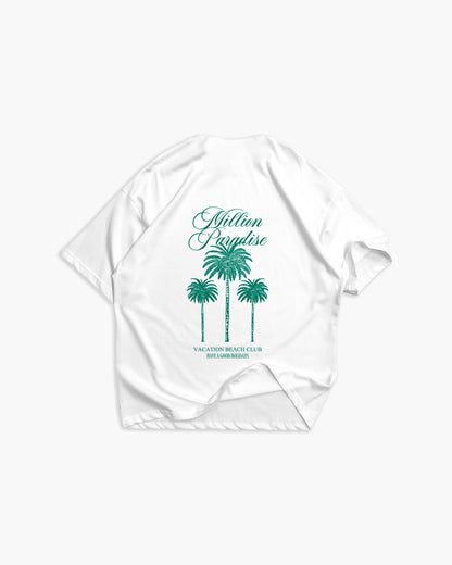 T-shirt BeachClub blanche
