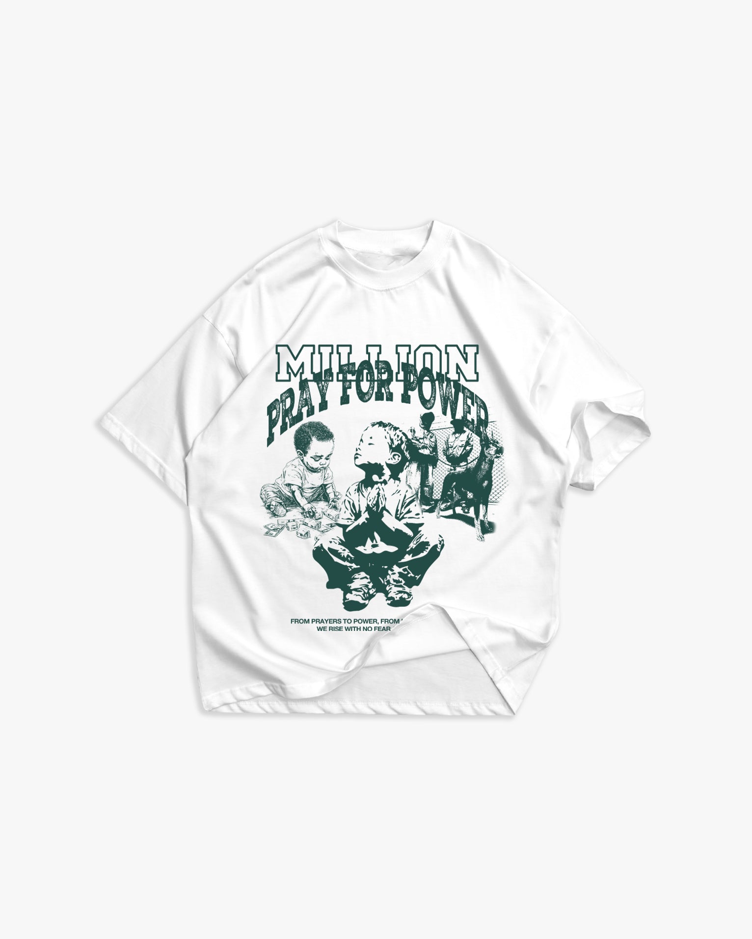 T-shirt Priez pour la puissance
