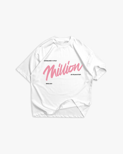 T-Shirt BabyRose Blanc
