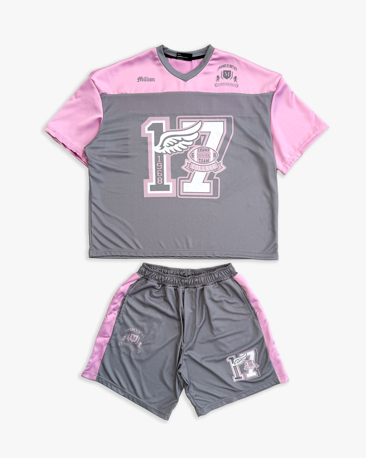 Ensemble de basket gris