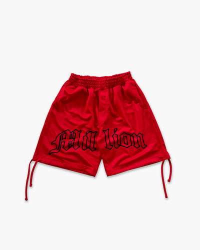 Short gothique rouge