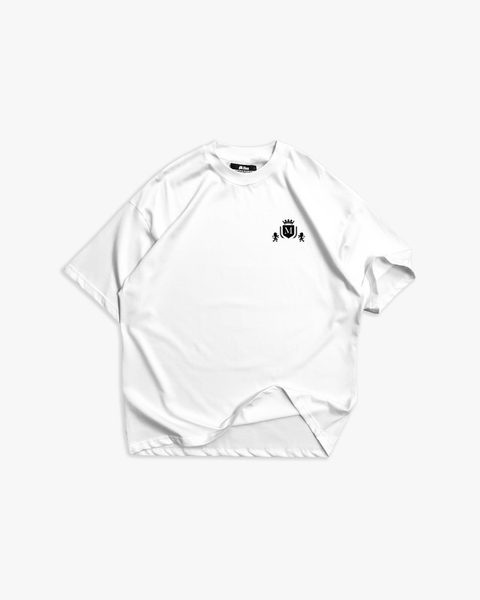 T-shirt blanche avec logo noir