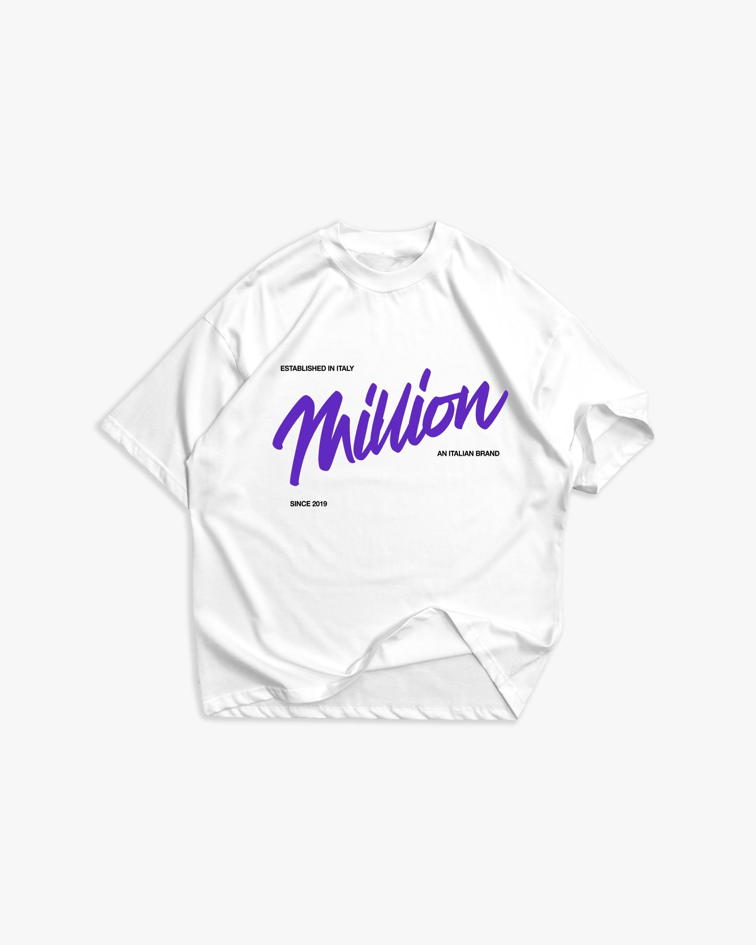 T-Shirt BabyViolet Blanc