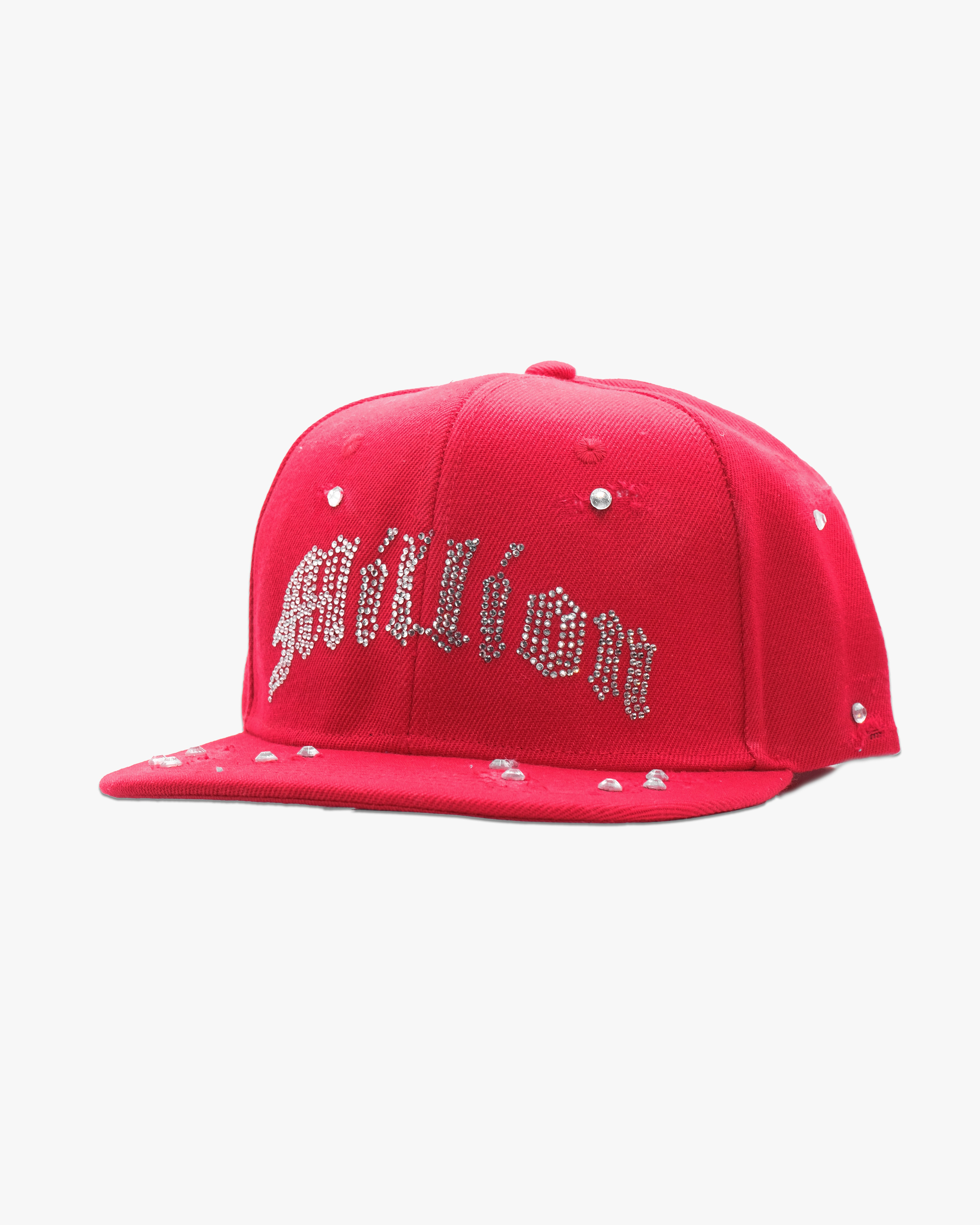 Casquette Rappeur Diamant Rouge